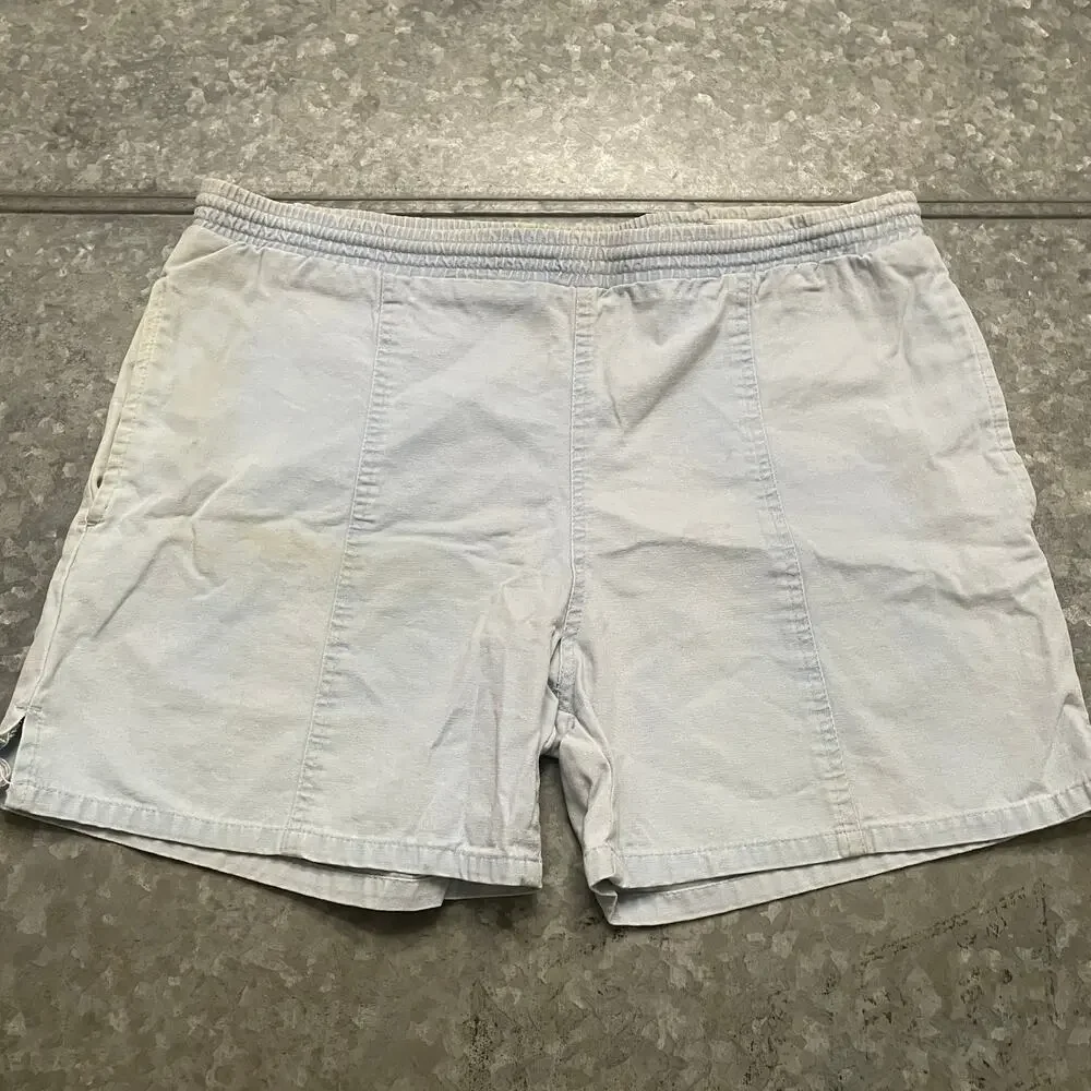 Vintage Off Shore 1988 Surf Shorts Mens Large 35 Blue Egypt Cotton 80s Beach